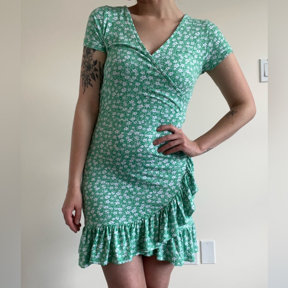 Cute Floral Mini Dress